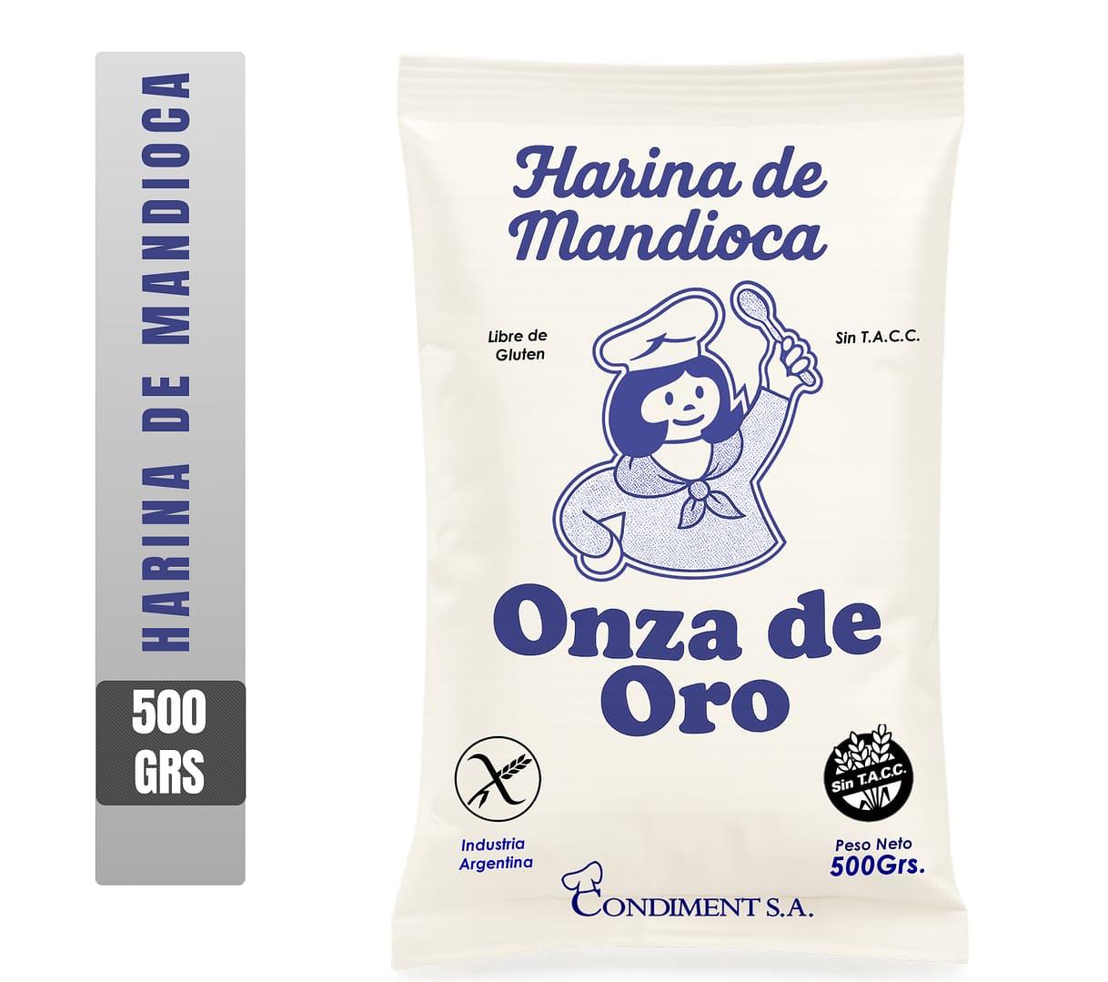 Harina de Mandioca-Onza de Oro (Libre de gluten)