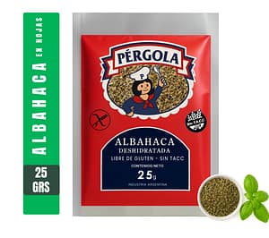 Albahaca en hojas