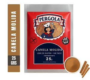 Polvo de canela molida, condimento natural antioxidante