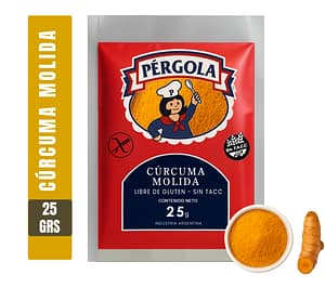 Cúrcuma Molida - Pérgola (Libre de gluten)