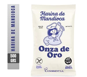 Harina de Mandioca-Onza de Oro (Libre de gluten)