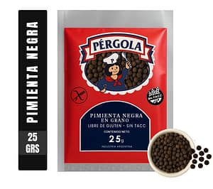 Pimienta negra en grano - Pérgola (Libre de gluten)