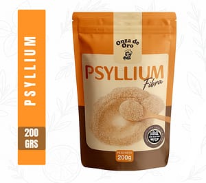 Psyllium puro - semilla de plantago en polvo ( fibra) - Onza de Oro (Libre de gluten)