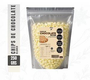 Chips de chocolate – Blanco – Pérgola (Libre de gluten)